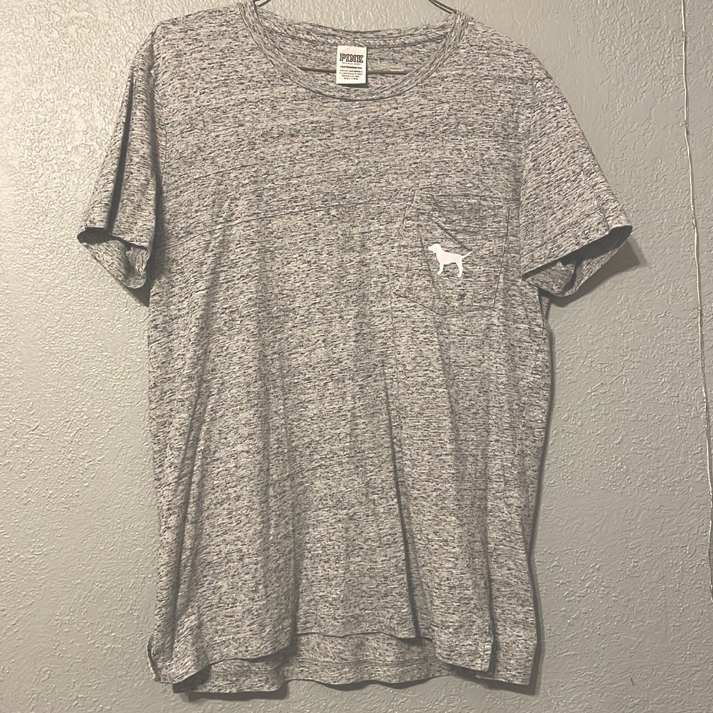 Heather Grey Pink T-Shirt